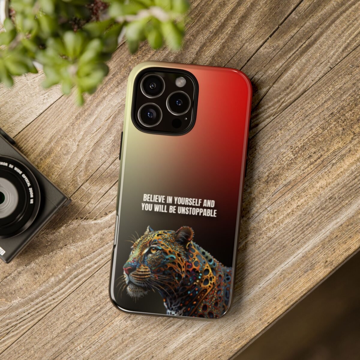 Cheetha Motivation Design Phone Case - Image 4