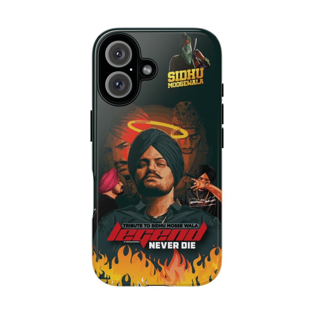 Sidhu Mosse Wala Design Phone Case - Image 1
